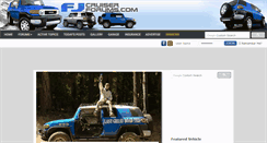 Desktop Screenshot of fjcruiserforums.com